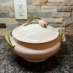 Goebel W Germany Vintage Rose bowl and lid